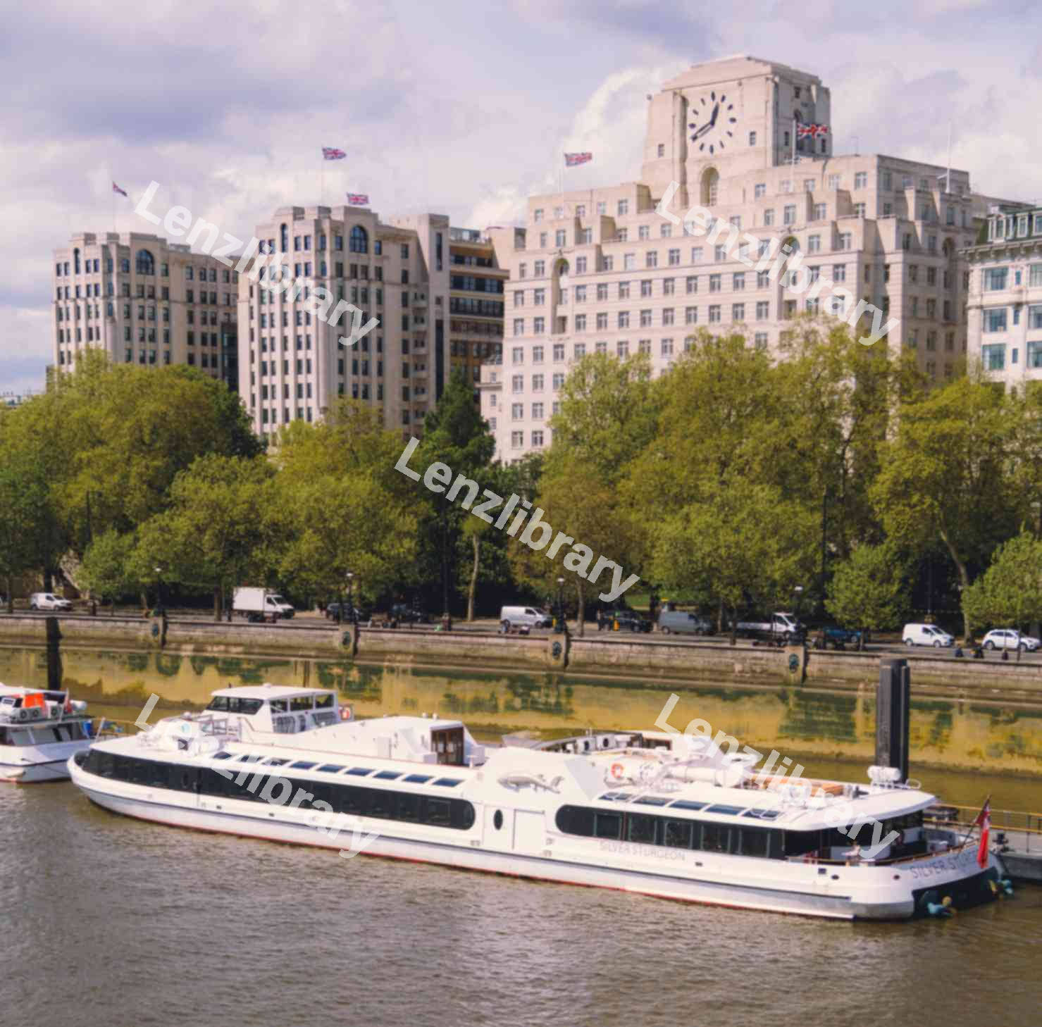 Ferry On The Thames